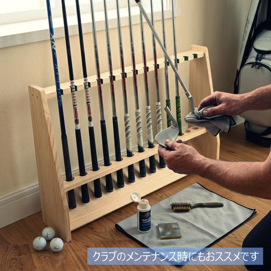 WOODWORKS ゴルフクラブスタンド 13本掛 (色：ナチュラル)木製 日本製
