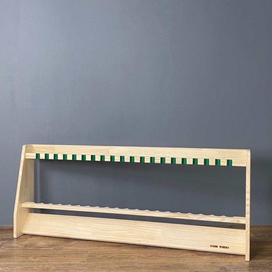 WOODWORKS ゴルフクラブスタンド 20本掛 (色:ナチュラル)木製 WOODWORKS ゴルフクラブスタンド 20本掛 (色:ナチュラル)木製