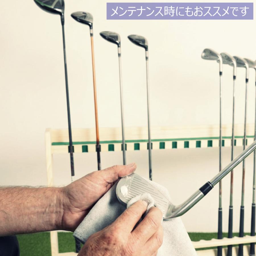 WOODWORKS ゴルフクラブスタンド 20本掛 (色：ナチュラル)木製 日本製