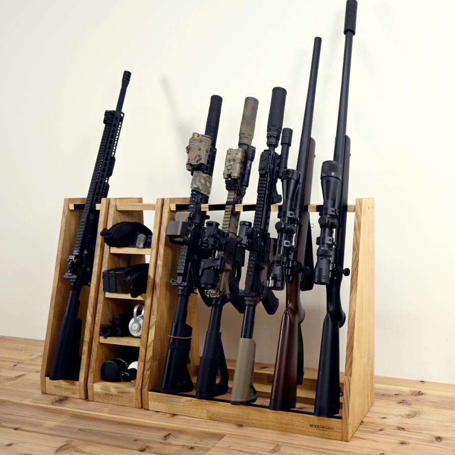 WOODWORKS マガジン ( 弾倉 ) ラック 木製 日本製 【 ガンラック