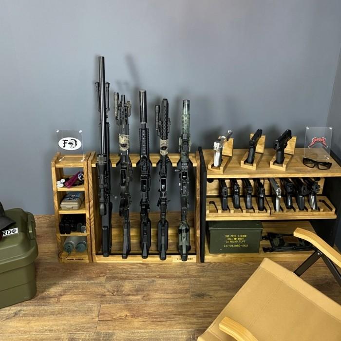 WOODWORKS ガンラック 3丁掛 (色:ライトブラウン) 木製 日本製 WOODWORKS ガンラック 3丁掛 (色:ライトブラウン) 木製 日本製