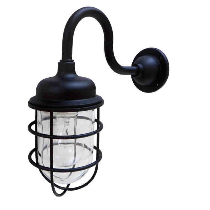 松本船舶 マリンランプ1号アクアライトブラック ランプ無し 1‐AQ‐B | 