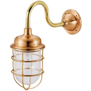 松本船舶 マリンランプ 1号アクアライト ゴールド LED球付(R1-AQ-G) | 