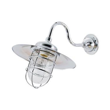 松本船舶 マリンランプ 2S号アクアライト シルバー LED球付(R2S-AQ-S) | 