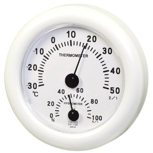 【送料無料キャンペーン?】 クレセル CR−103W スタンド付き ホワイト 温湿度計 その他キッチン、日用品、文具