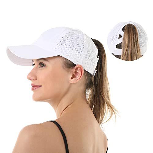 レディースファッション 人気商品 キャップ メッシュ 野球帽 日よけ 帽子 ポニーテール穴付き レディース Uvカット 速乾 通気 春 夏 無地 軽量 マジックテープでサイズ調整 テニス ゴルフ ラン Buwoxpfn4g Www Robertgillow Co Uk