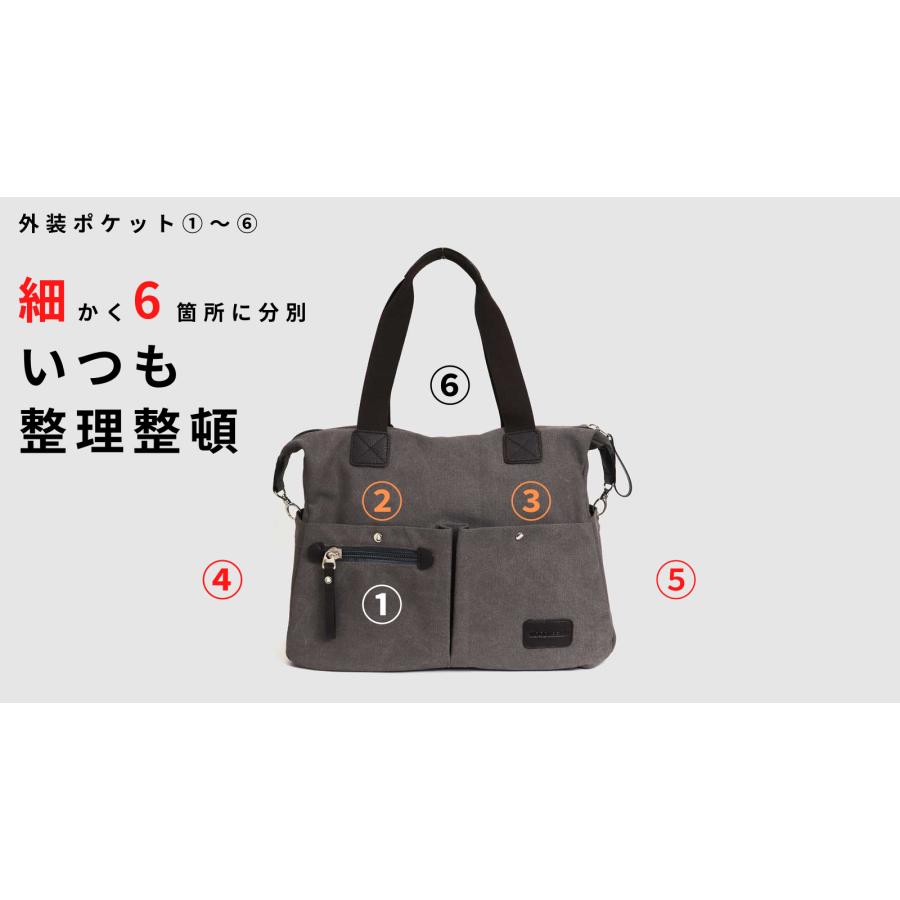 トートバッグ メンズ キャンバス ビジネスバッグ 2way 40代 50代 60代