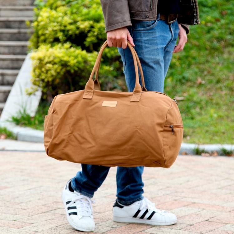 ボストンバッグ メンズ ドラム型 一泊 二泊 帆布バッグ 旅行 大きい