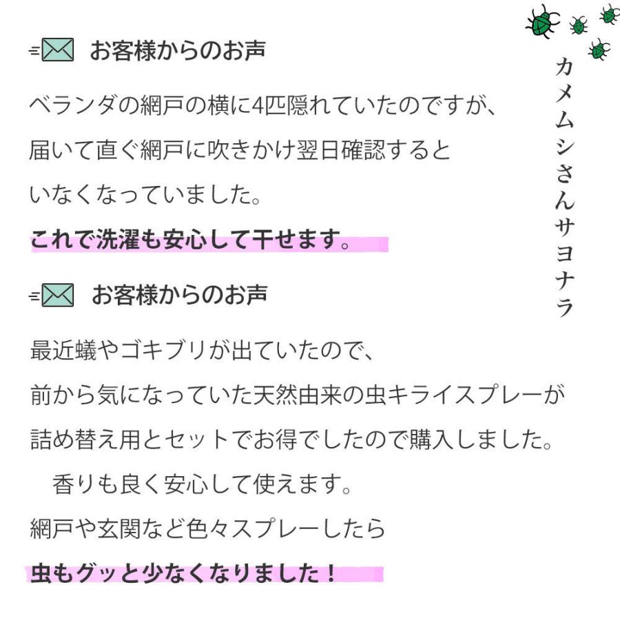 虫よけ 虫除けスプレー カメムシ 蚊 蚊よけクモ コバエ アリ 部屋 玄関 ベランダ 天然由来 ユーカリ 天然精油  家中どこでも虫キライスプレー詰替え用4袋  公式｜woodylabo｜09