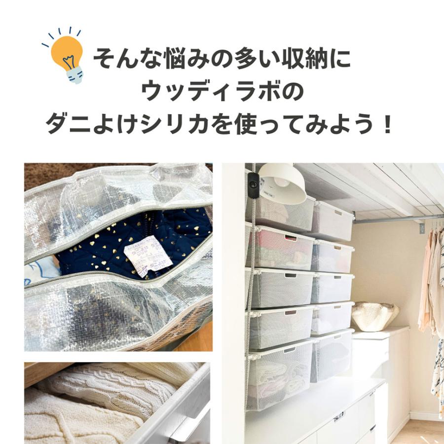 Woody Labo（ウッディラボ） ダニ ダニよけ 布団 収納 防虫剤 除湿 消