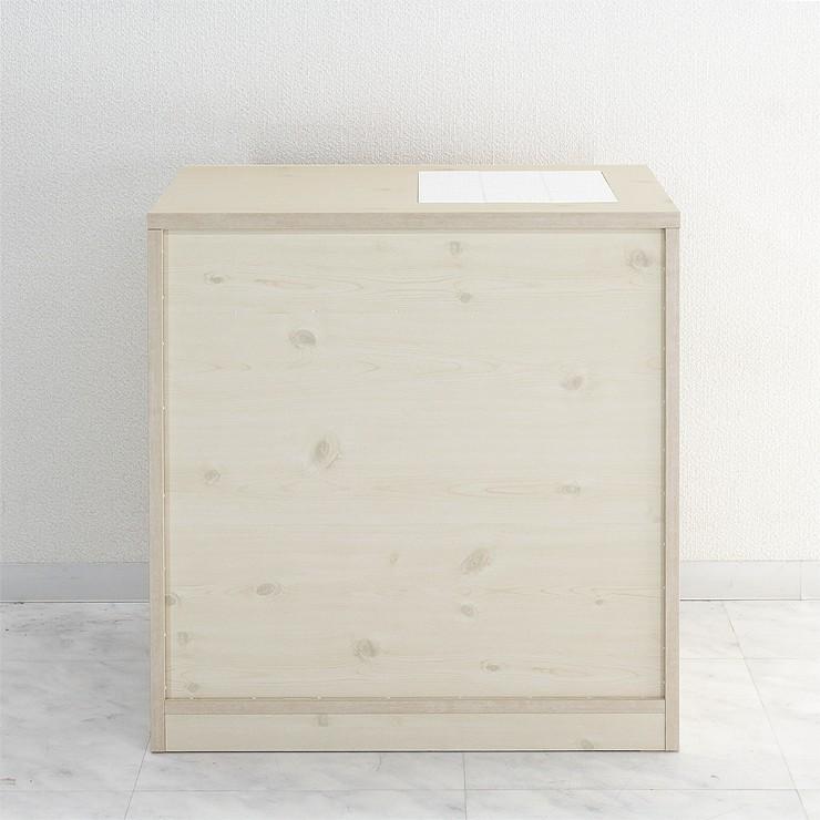 キッチンカウンター キッチン収納 レンジ台 完成品 日本製 国産 約幅75cm ナチュラル風_12