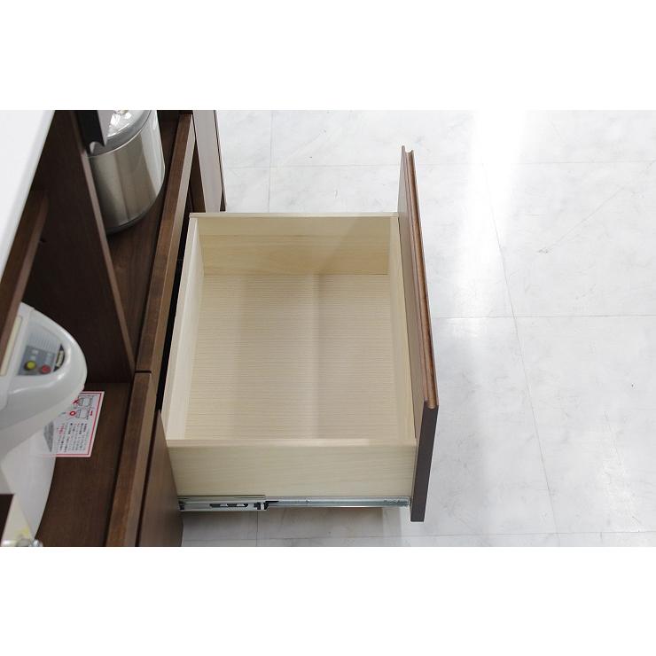 キッチンカウンター キッチンボード 完成品 幅144cm 木製 アルダー
