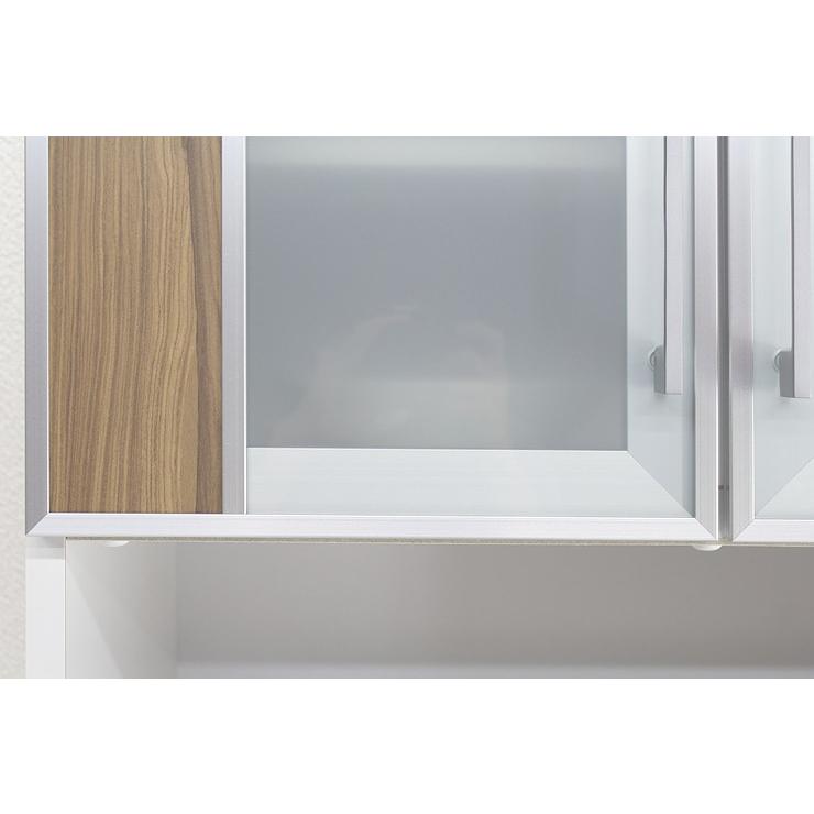 食器棚 キッチンボード レンジ台 完成品 日本製 国産 幅70cm キッチン収納 ガラス扉 引き出し付き おしゃれ 設置無料 : 大川家具の ...