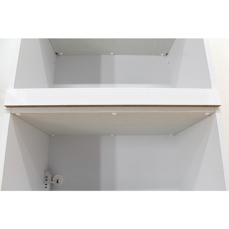 食器棚 キッチンボード レンジ台 完成品 日本製 国産 幅70cm 開き扉 引き出し付き おしゃれ 設置無料の画像