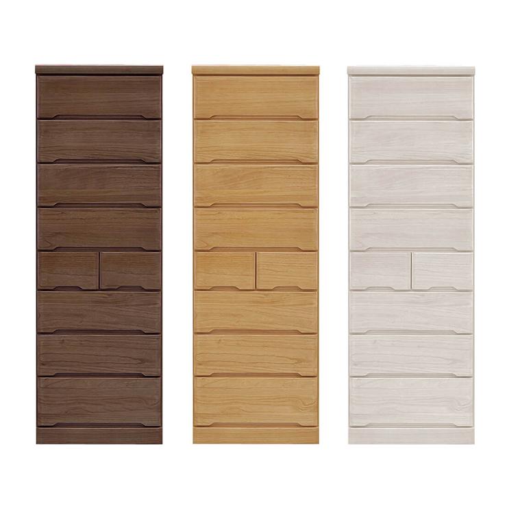 チェスト タンス ハイチェスト 整理たんす 完成品 約幅60cm8段 スリム おしゃれ 桐材 国産品 日本製