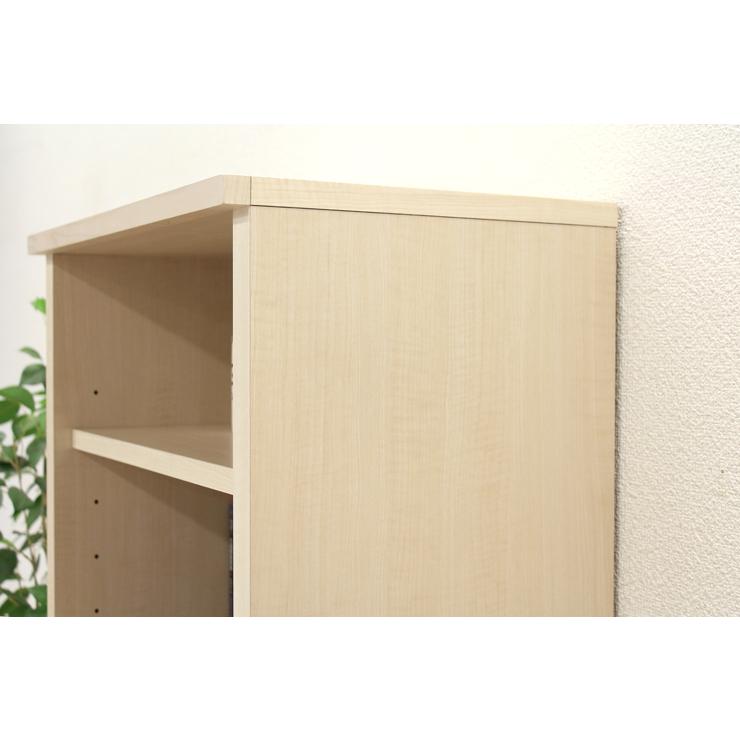 本棚 書棚 本箱 オープンラック 完成品 日本製 国産 約幅60cm 引き出し