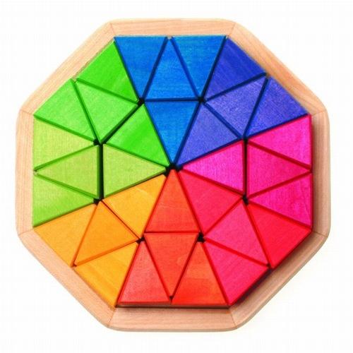 グリムス　にじのキューブ　にじのオクタゴン グリムス にじのオクタゴン 小 GM43460 Grimm'S にじのキューブ