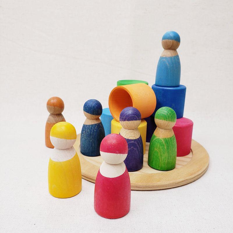 【正規品】グリムス　3点セット　木製 楽天市場】グリムス社 にじのキューブ・小・36pcs GM43110 グリムス