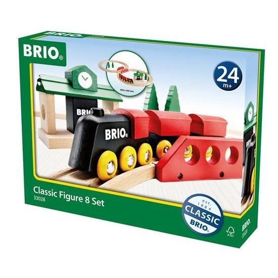 ブリオ BRIO　クラシックレール８の字セット  汽車レールセット 木製 33028｜woodymonkey