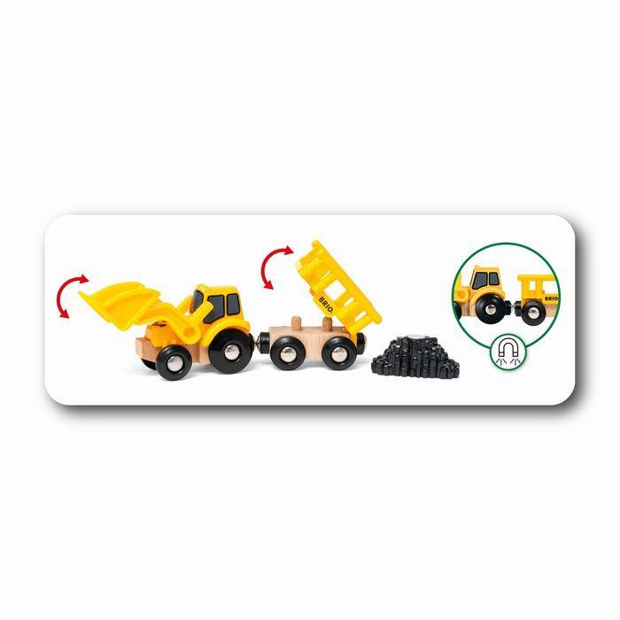 BRIO（ブリオ） 工事車両セット 33658 : 木のおもちゃ ウッディ
