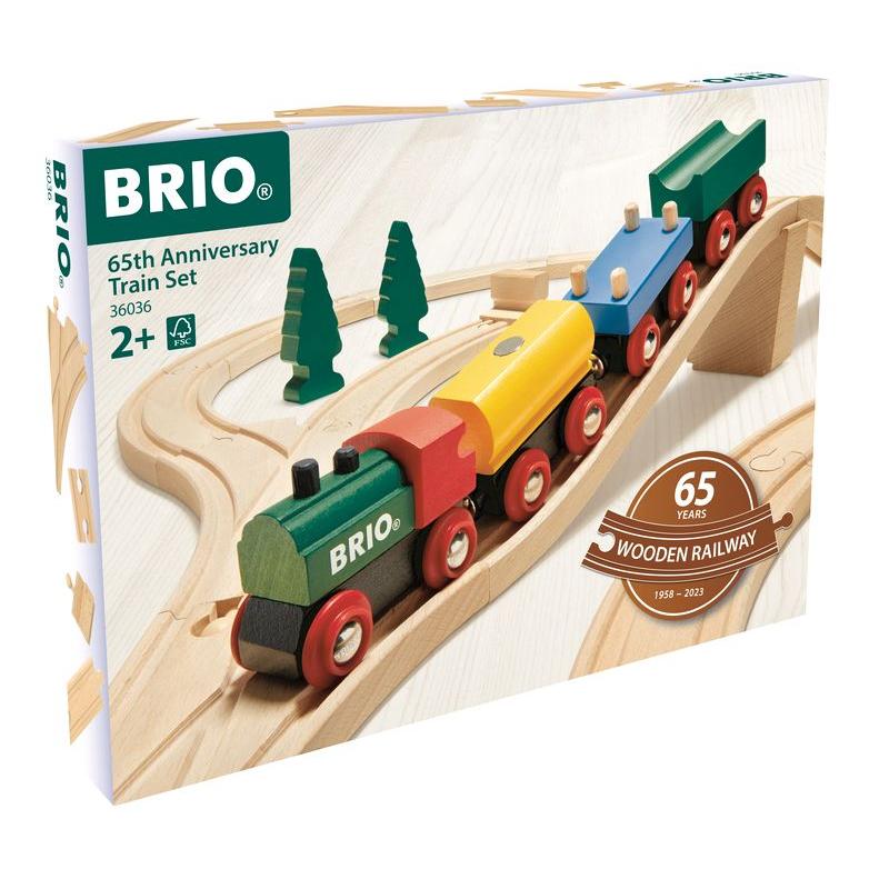 【人気商品】BRIO (ブリオ) 65th アニバーサリートレインセット  36 BRIO（ブリオ） 65thアニバーサリートレインセット 36036 知育玩具