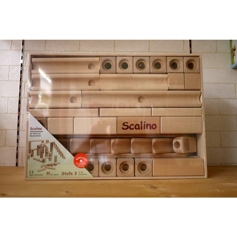 スカリーノ 3 SCALINO 正規輸入品 木のおもちゃ ビー玉 積み木 知育 