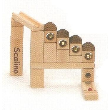スカリーノ社 スカリーノ 鈴の塔セット 木のおもちゃ ビー玉 積み木 知育玩具 ニキティキ ピタゴラスイッチ A0118 008 木のおもちゃ ウッディモンキー 通販 Yahoo ショッピング