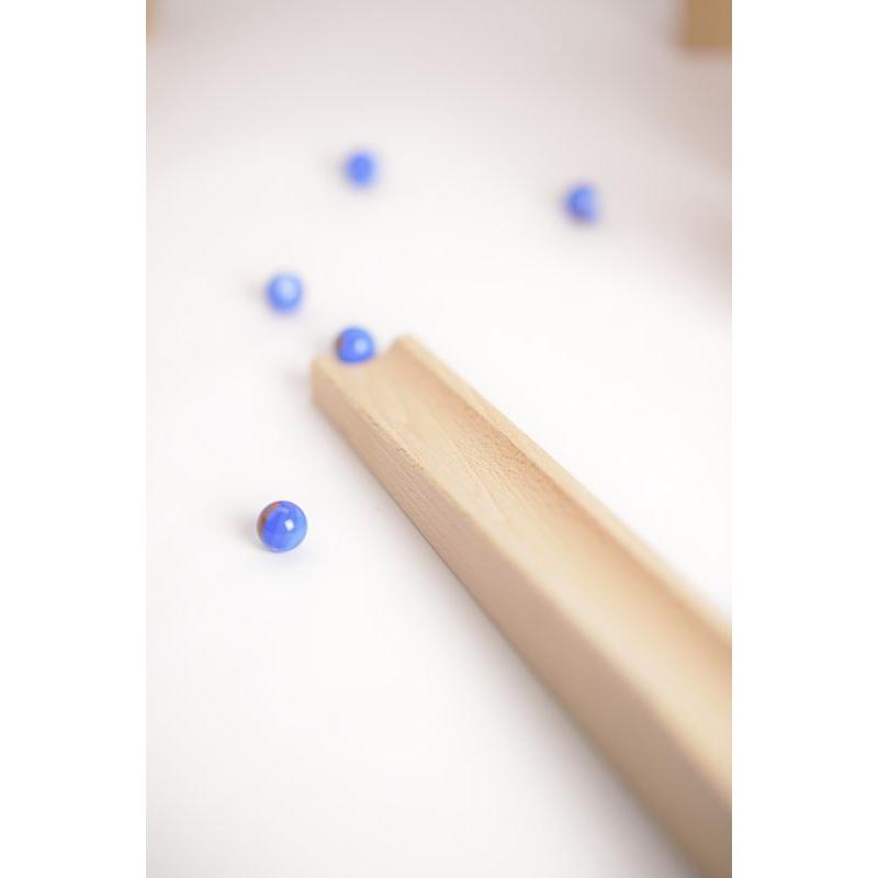 HABA ハバ 組み立てクーゲルバーン 42ピース完品 積み木 ビー玉付 ① 木のおもちゃ カルテット / HABA 玉の道-組み立てクーゲルバーン