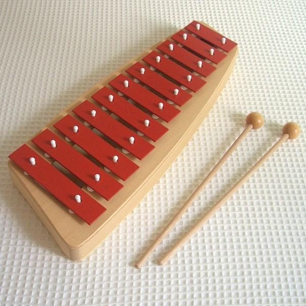 ゾノア社 SONOR メタルフォン NG10 正規輸入品 木のおもちゃ こども 子供 楽器 鉄琴 木製 木製玩具 ゾノア メタルフォンの画像