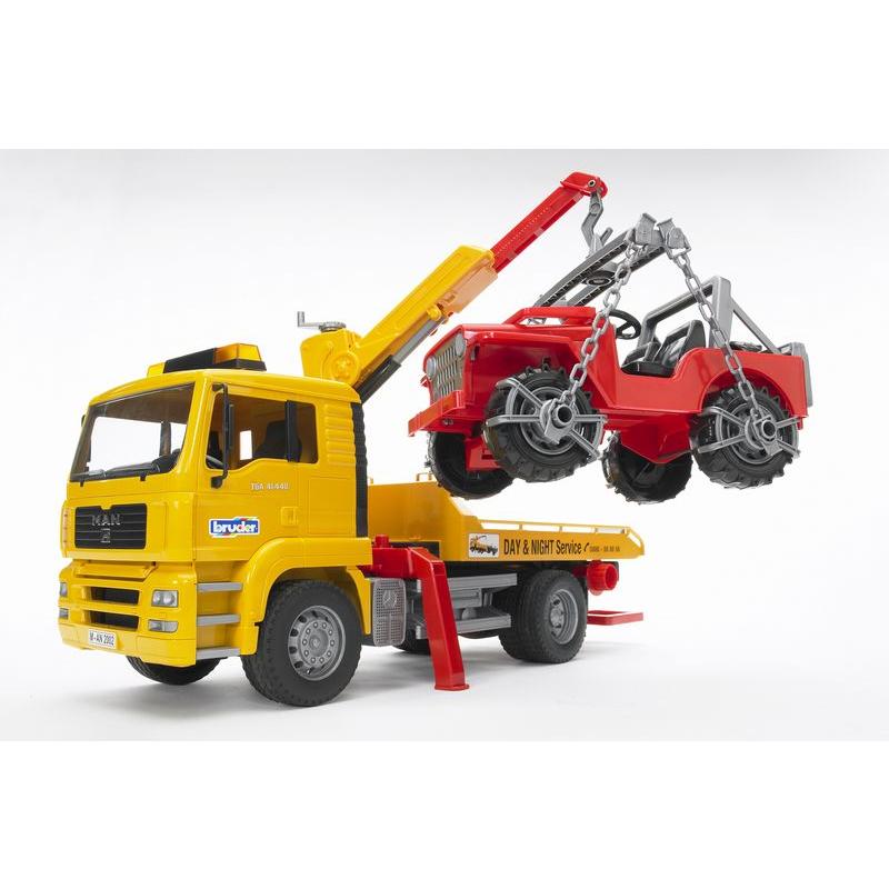 bruder　ブルーダー　まとめ bruder ブルーダー MAN レッカークレーン＆クロスカントリー BR02750