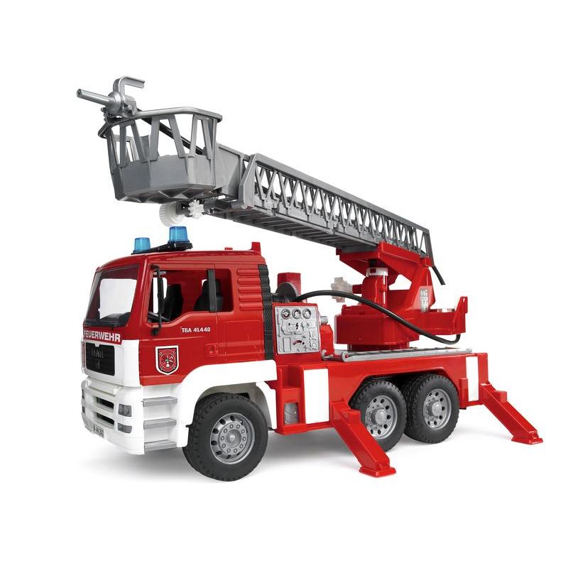 bruder MANクレーントラック 消防車 ブルドーザー3点セット bruder ブルーダー MAN 消防車 BR02771 正規販売店 正規輸入品