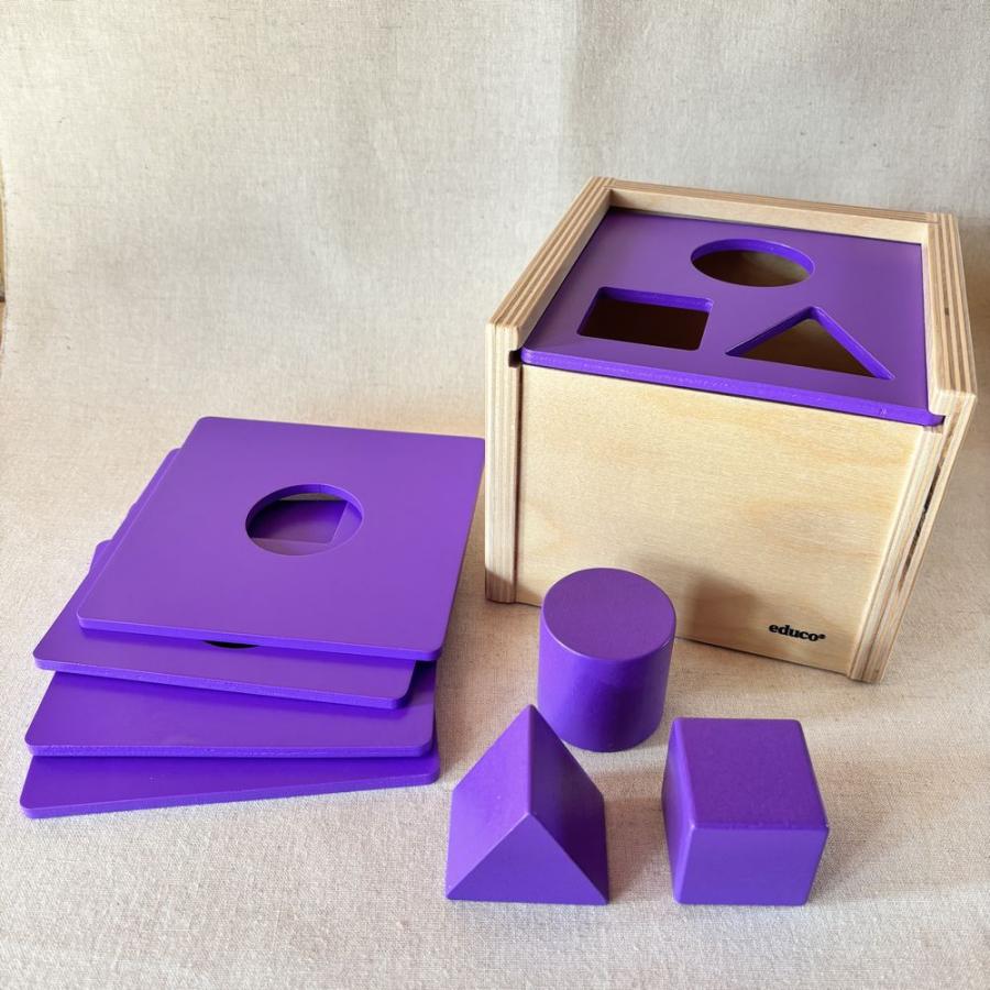 エデュコ educo 積み木落とし 型はめ ポストボックス Post the Shape