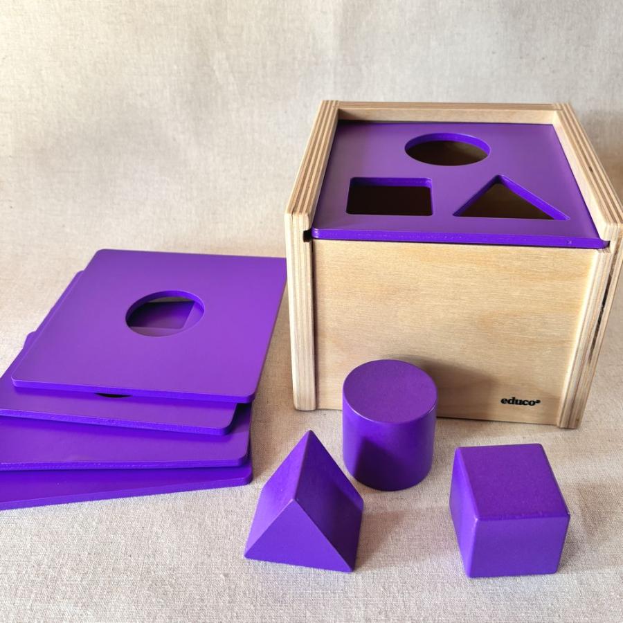 エデュコ educo 積み木落とし 型はめ ポストボックス Post the Shape