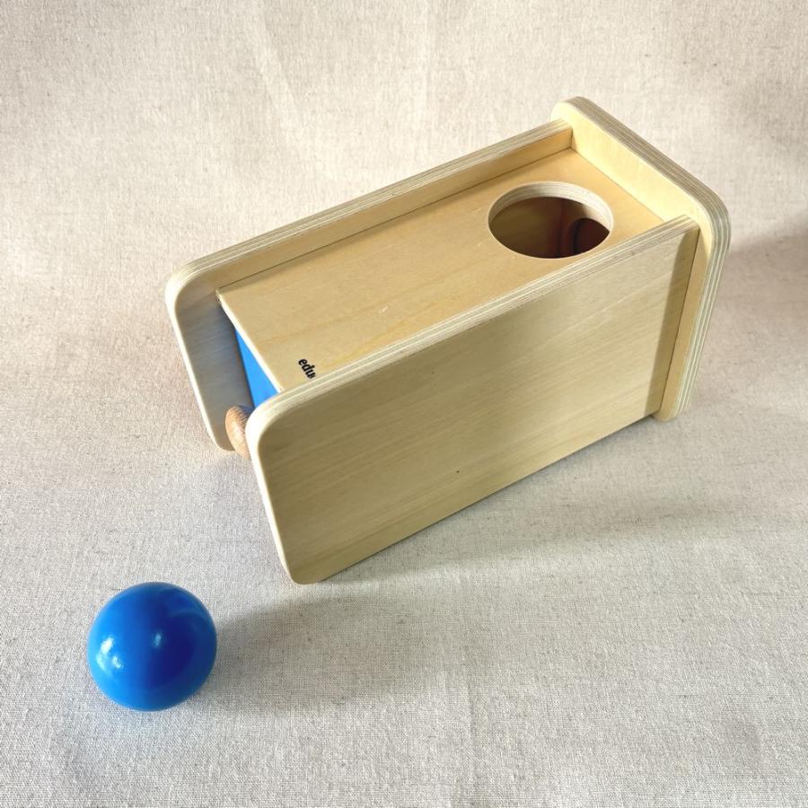 エデュコ educo 引き出し付きボール落とし2 Peek-A-Boo-BOX2 木の