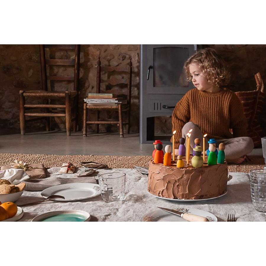 【美品】トゥギャザー　GRAPAT/グラパット社 トゥギャザー GRAPAT/グラパット スぺインの積み木の人形 木のおもちゃ