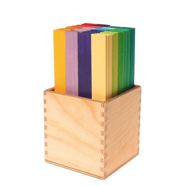 永遠の定番 グリムス社 カラースティック 木のおもちゃ 知育玩具 つみき 積み木 GM40367 アウトレット