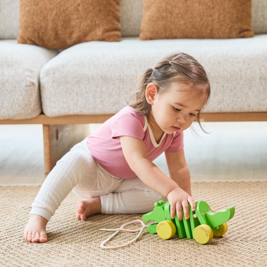 PLAN TOYS(プラントイ) ダンシングアリゲーター 【知育 知育玩具 木の