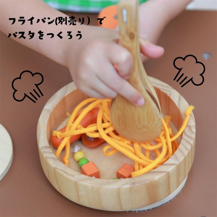 ウッディプッディ（WOODY PUDDY） おままごと 木製 キッチン めん料理