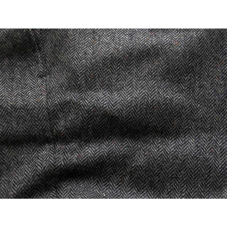 冬用ゴルフニッカポッカ8880A ウールツイード ヘリンボーングレー