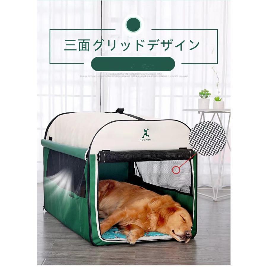 折りたたみ ソフトケージ ＜Taro-Tama＞ 犬 猫 キャリーバッグ付 大型 LLサイズ（XL）奥行70cm×横幅50cm×高さ55cm 大型犬の画像