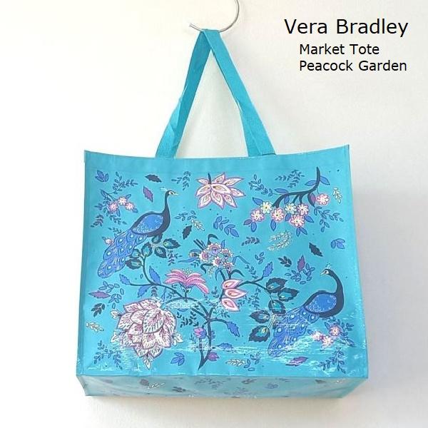 [Vera Bradley]ヴェラ・ブラッドリー マーケット トート Market Tote Peacock Garden 27614