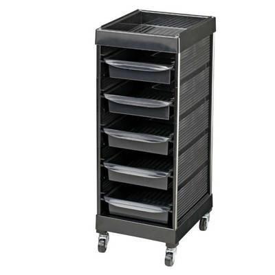 ファイル ワゴン キャスター 引き出し 5段 レター ケース 書類 棚 収納 ラック デスクサイド a4 黒
