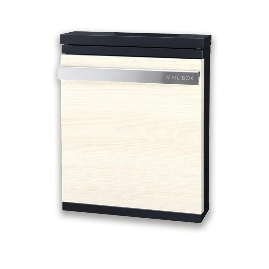 ポスト 郵便ポスト 郵便受け 壁掛けポスト 屋外用 おしゃれ 玄関 設置 ステンレス 防水 ダイヤル 鍵付き 壁面 縦型 アイボリー