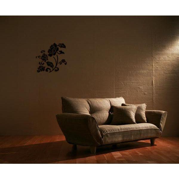 ソファー ソファ 2人掛け 二人掛け ソファーベッド カウチソファー ローソファー リクライニング ( ブラウン 木脚10 ) ソファー ソファ ソファーベッド 5人掛けソファー 5Pソファ