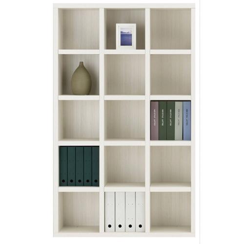 本棚 おしゃれ 北欧 安い 完成品 収納棚 整理棚 棚 ラック 大容量 シェルフ 書棚 5段 白 Dvd リビング 約 幅110 奥行30 Kag 122 Woods 通販 Yahoo ショッピング