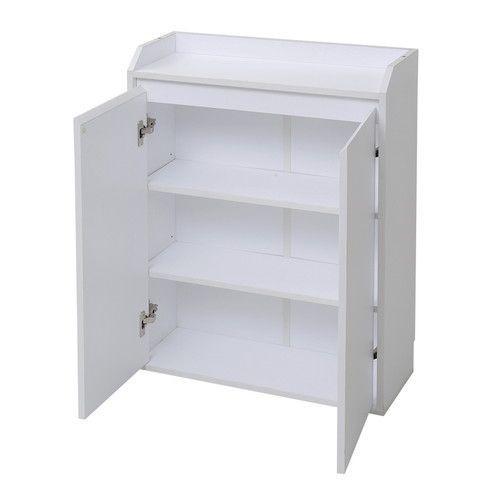 食器棚 おしゃれ キッチン 食器収納 キッチンラック ロー 小型 ミニ食器棚 小さい 一人暮らし 約 幅60 スリム 薄型 奥行22 白 Kag 132 Woods 通販 Yahoo ショッピング