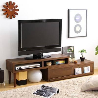 テレビ台 ローボード テレビボード テレビラック TV台 TVラック おしゃれ 収納 安い 脚付き コーナー 伸縮 L字 薄型 幅200 角 木