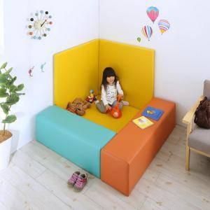 プレイ マット ベビー 厚手 クッション フロア 子供 キッズ おしゃれ 防音 極厚 5点 マット1+椅子2+壁面2　125×125