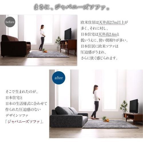 ローソファー 座椅子 低い 椅子 こたつ ソファー 3人掛け