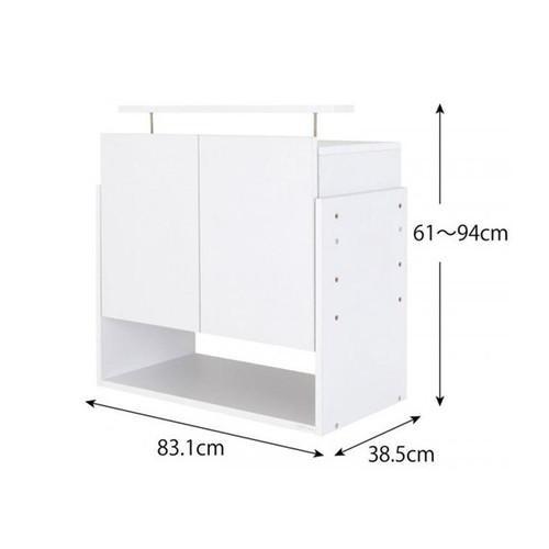 低価格化 上置き 上置き棚 上置き収納 ラック 棚 食器棚 キッチン ランドリー タオル 洗面所 突っ張り 耐震 家具 転倒防止 上置 奥行39 Sooperchef Pk